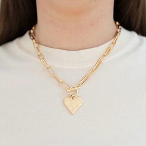 Erin McDermott Heart Toggle Necklace $24